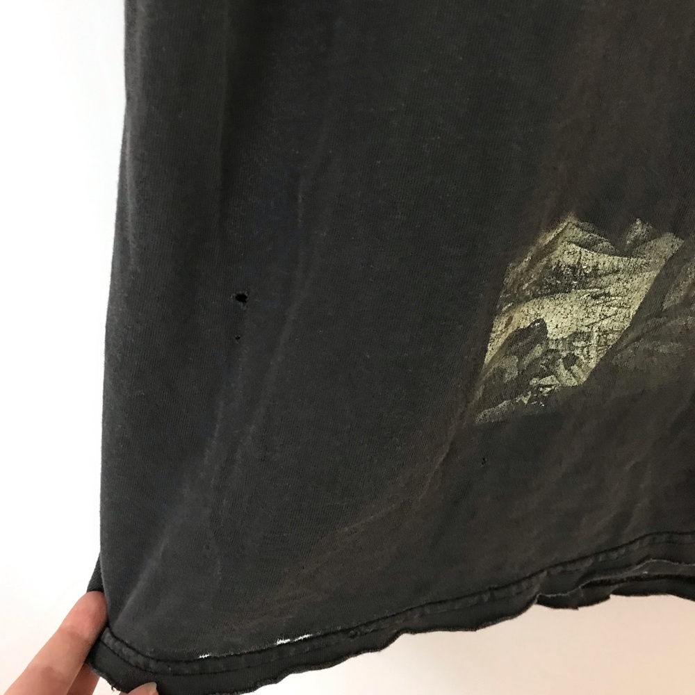 90s Led Zeppelin Grunge Graphic Band Tee Authentic - Picture 4 of 8